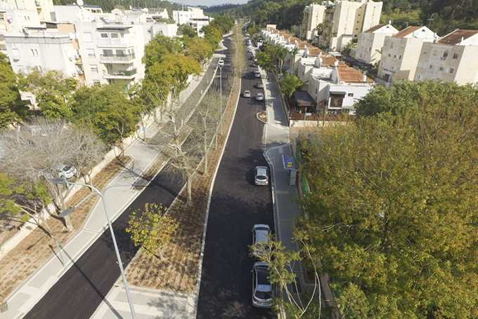מגדל העמק: נחנך רחוב נחל צבי המשודרג